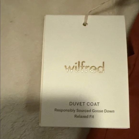 NWT Aritzia Wilfred long puffer coat M - Picture 9 of 12